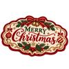 Non-Slip Reindeer Print Rug Imitation Cashmere Entryway Mat Christmas Irregular Rug  Christmas