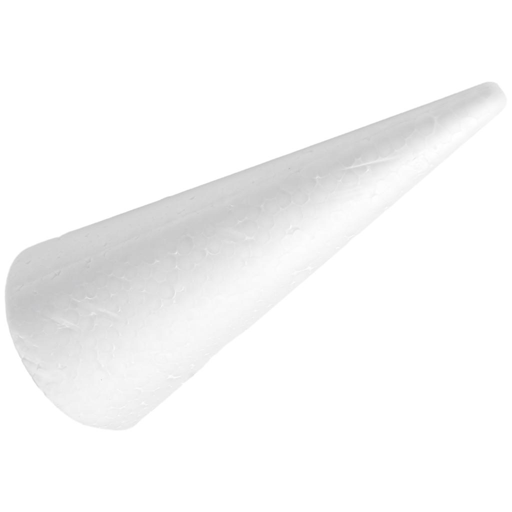 For DIY Christmas Tree Party Foam Cones Home Party Decor Accessories Polystyrene White 3 Size Christmas Decoration