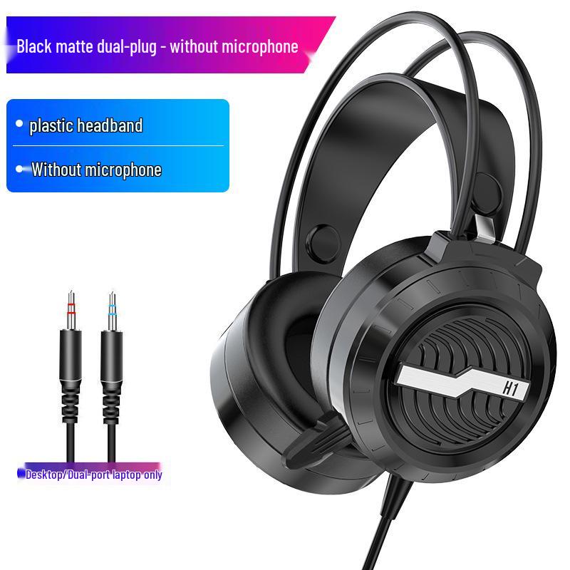 Wired Over-Ear Gaming Headset with Microphone for Mobile, Desktop & Laptop