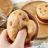 Crunchy Crackling Cookie Squishy Toy Sound Effects Handmade Ball TPR Fidget Toy for Kids Adults