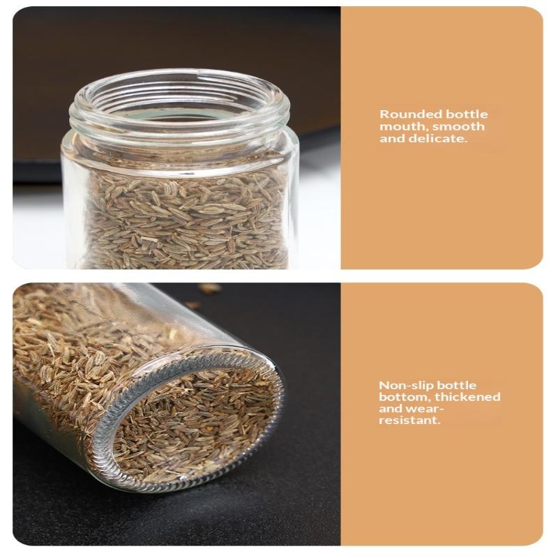 1/4 Stück Küchen-Salzflasche Kunststoff Versiegelt Feuchtigkeitsdicht Gewürzdose Outdoor Mehrzweck-Gewürzdose Drehbarer Deckel
