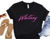 Whitney Tribute T-shirt Black, Whitney T-shirt, Whitney Tribute Shirt, Whitney Fan Gift, Houston Shirt, Gift, Houston Fans, Fans of Whitney