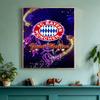 Bayern Munich Customize Your Name Diamond Painting Round Diamond Diy Frameless Holiday Artwork Suitable For Home Office Wall Decoration