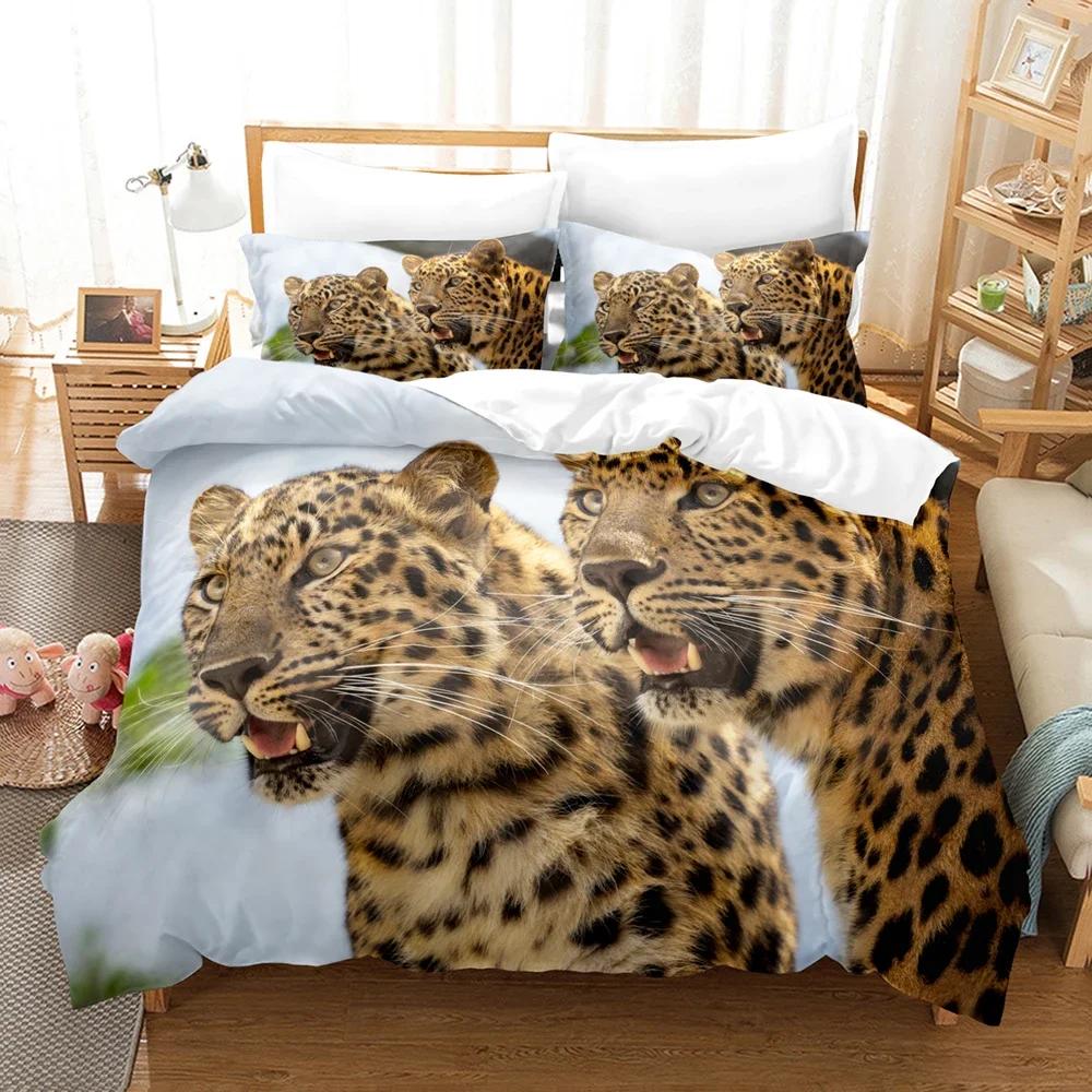 

Comforter 210X210Cm Tiger Bedding Set Cotton Winter S Kidstwin Full Queen King Bedroom Set Home Textile Housse De Couette Comforter (quilt)-EU Single(135*200cm)3pcs