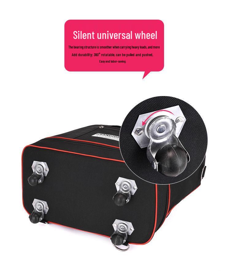 Wasserdichter Reisekoffer aus Oxford-Gewebe - Große Kapazität Aufgabegepäcktasche für Umzug ins Ausland