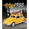 1/32 Beetle 1995 Classic Car Alloy Car Model Sound and Light Pull Back Children's Toy Collectibles Birthday Gift