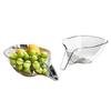 Versatile Acrylic Vegetable Cleaning Basket Kitchen Sink Colander Vegetable Fruit Colander Great for Home and Restaurant