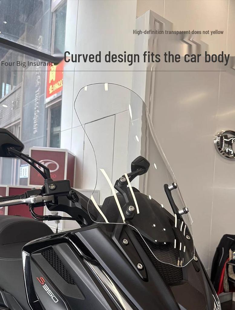 Raised Windshield for KYMCO S350/S250 - Modified Front Accessories