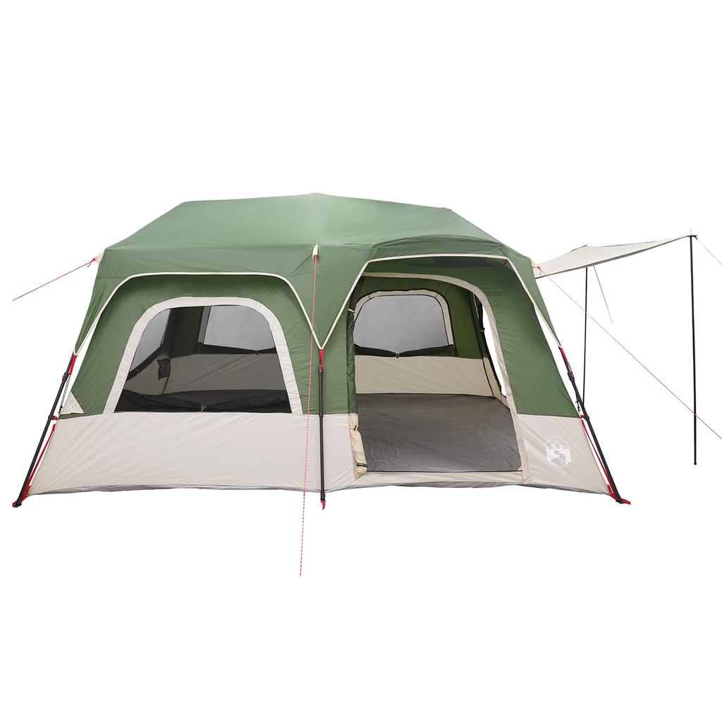 Instant Tent Green 8 Person 185T Polyester with PU Coating