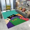 Abstract Art Cute Cat Kitten Carpet Living Room Sofa Bedroom Study Kitchen Entrance Door Mat Non-slip Cool Home Decoration Rug