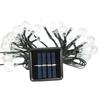 Outdoor LED Solar Bubble Ball and Water Drop String Lights for Festive and Courtyard Decoration