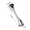 1/4" 72-Tooth Mini Ratchet Wrench, Bi-directional Quick Release Hex Socket for Fast Repairs