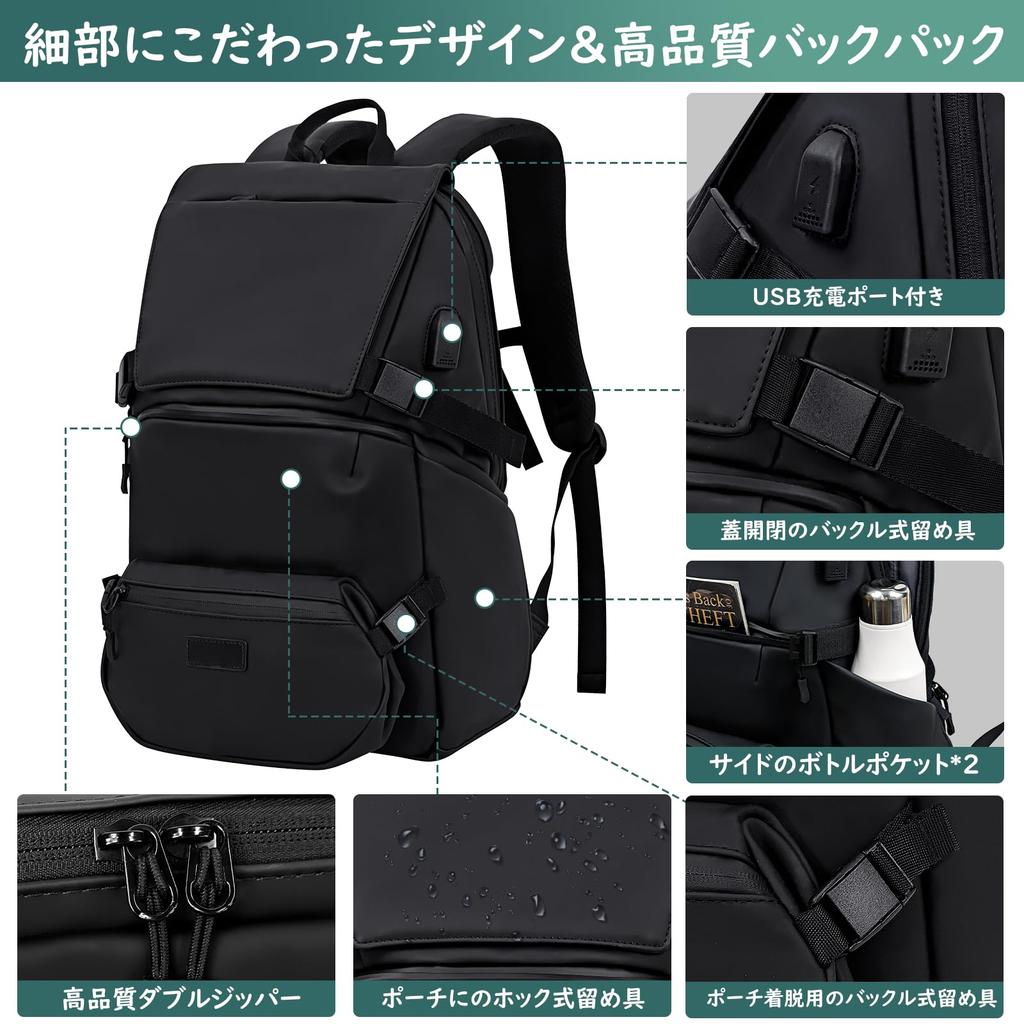 Overlay Large Fits and Includes 20L 18 Shoulder Strap USB Charging Perfect for and Business [lovvento] Women's Backpack, Capacity, 16-inch 15.6-inch