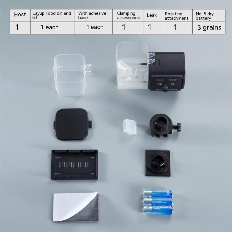 2025 Jebao Jecod Fish Tank Feeder Intelligent Timing Feeder Large Capacity 250ML 500ML Aquarium Automatic Feeding Fish Feeder