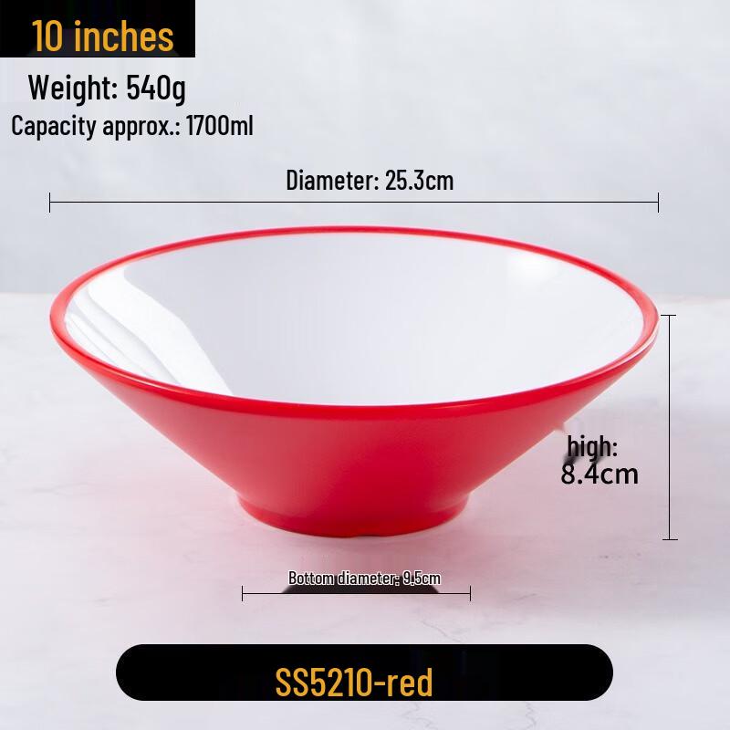 JINMEILI Melamine Conical Ramen Bowl