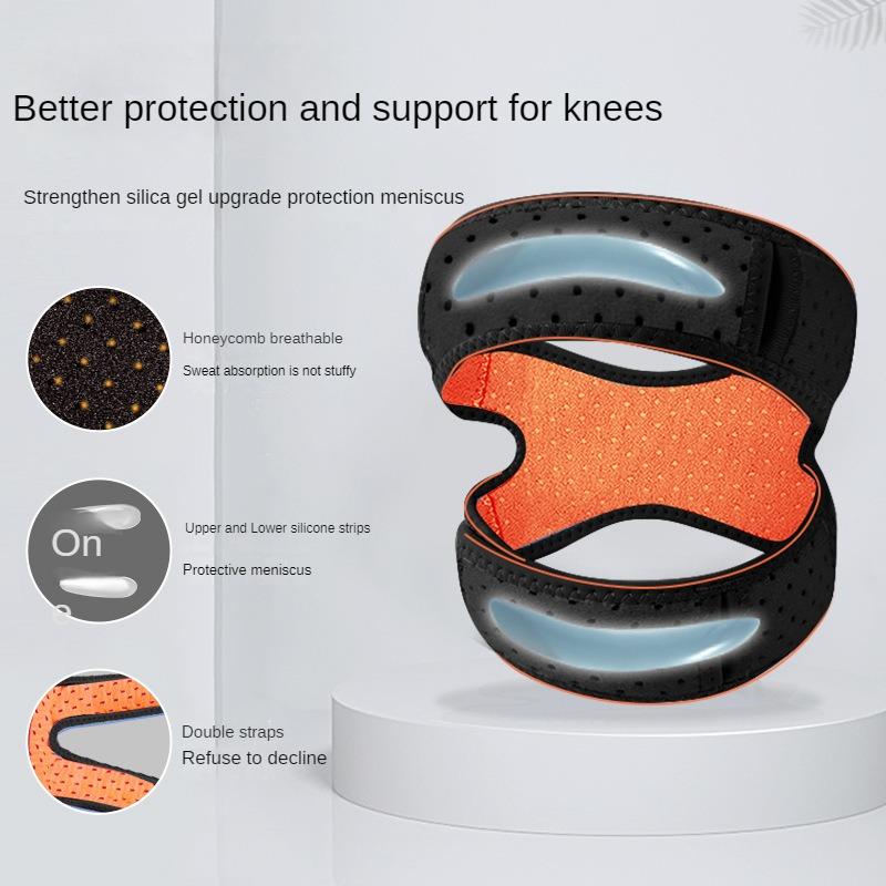 Pasek na rzepkę Męski Koszykówka Sportowy Staw Kolanowy Łąkotka Rękaw Ochronny Bieganie Profesjonalny Kobiety