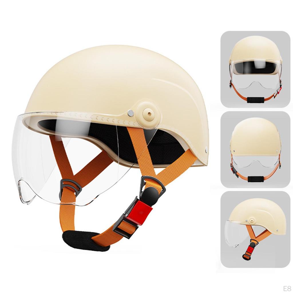 Motorcycle Helmet Vintage for Adults Men Women Bicycle Motocross