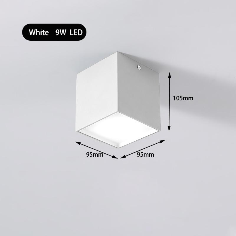 Surface Mounted Downlight 5W/9W/12W LED Spotlight Indoor Home Lighting Aisle Corridor Light Bedroom Living Room Ceiling Light