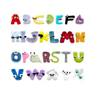 (X)Peluche morbido ripieno Alphabet Lore