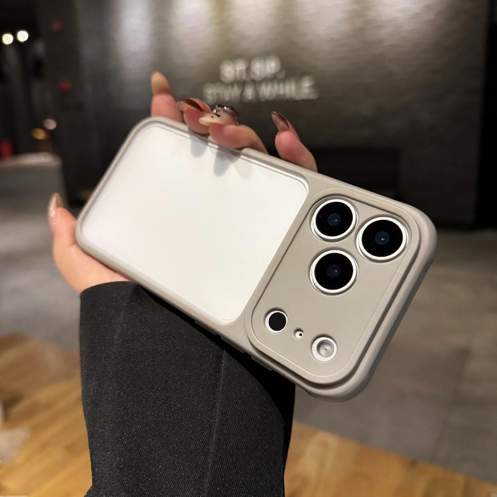 17PROMAX second change skin feeling acrylic mobile phone case iPhone17PRO fine hole second change protective case is suitable for 16