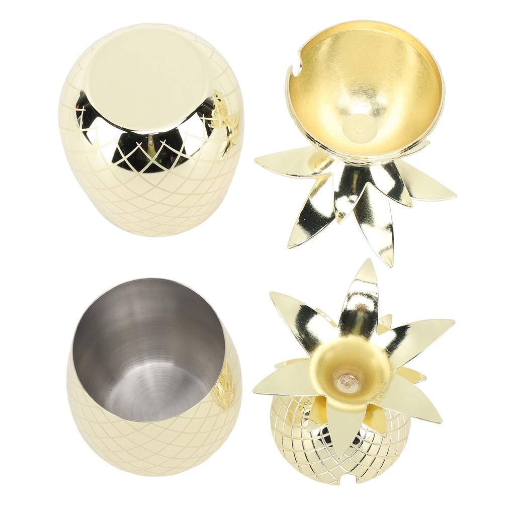 Cup with Lid 500ml Stainless Steel Drinking Glasses Reusable Easy to Clean Versatile   Cup for Bar Party