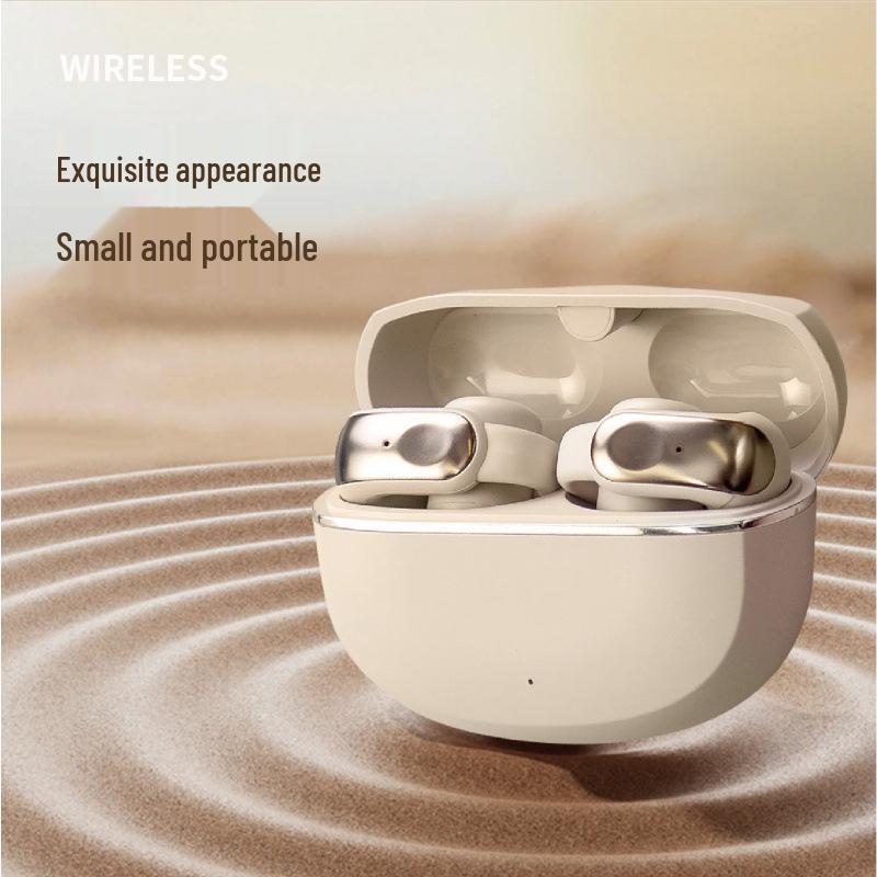 GT Bluetooth Sports Ear Clip Earphones, Compatible with Android & Apple, Ultra-Long Battery, Digital Display