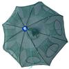 6/8/10/12 Holes Umbrella Fishing Net Cage Shrimp Crab Fish Trap Foldable Fishing Bait Trap Crawfish Trap Cast Net Cage