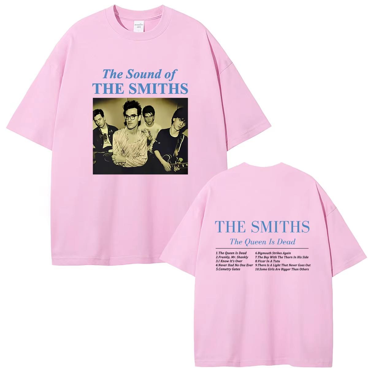 British Rock Band The Smiths The Queen Is Dead TShirt Unisex Unisex Fashion Gothic Oversized Streetwear Male Vintage Casual Tshirt L
