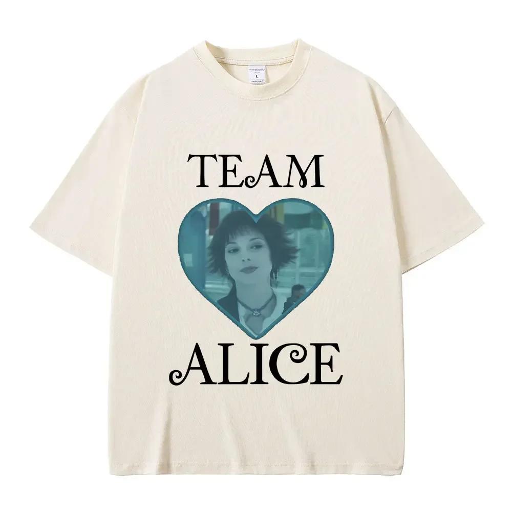 Movie Twilight Team Alice Cullen Graphic T Shirts Robert Pattinson Funny Meme Tshirt Unisex Wounisex Fashion Vintage Oversized Tshirt