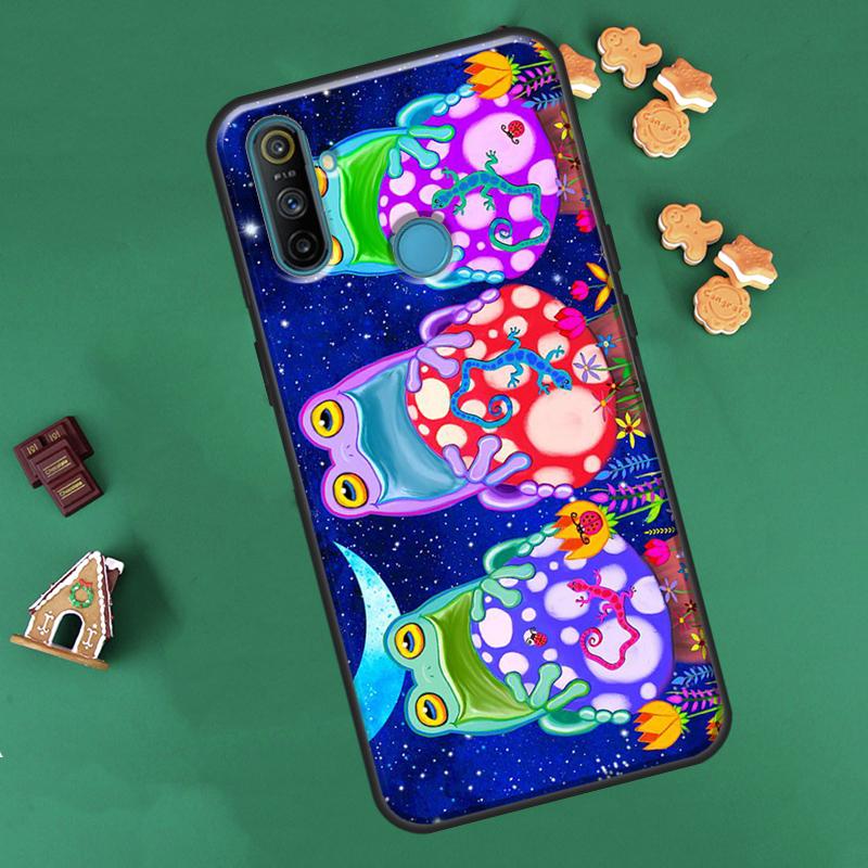 

Чехол Frong Froggy Art Groovy Hippie для OnePlus 10 Pro 9 Pro 8T 9R Nord2, чехол для Realme 8i 9i 8 Pro C21 GT Neo 2 Master OnePlus 10Pro