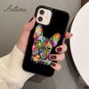 French Bulldog Cute Cartoon Phone Case for iPhone 11 12 13 14 Pro Max Mini X XR XS SE 2020 6S 7 8 Plus Samsung S21 S22 Shell