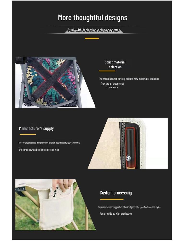 Portable Outdoor Folding Fishing and Camping Chair