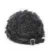 Fashion Hat hats, European and American style handmade diamond-studded ripped denim baseball hats, trendy women's rhinestone sunshade baseball