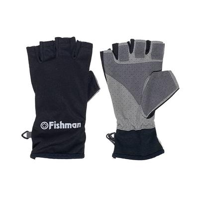 FISHMAN GB-201806 Summer 5 Fingerless Gloves Black S