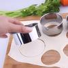 Stainless Steel Round Biscuit Mold Cookies Cutter DIY Cake Cookie Mousse Mold Home Kitchen Professional Baking Dough Supplies