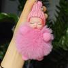 Internet Celebrity Imitation Rabbit Fur Sleepy Doll Keychain – Cute Bag Decoration & Gift Ornaments