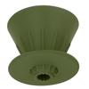 Silicone Coffee Dripper Reusable Cone Coffee Filter Holder for Travel Hiking Camping Home OfficeGreen