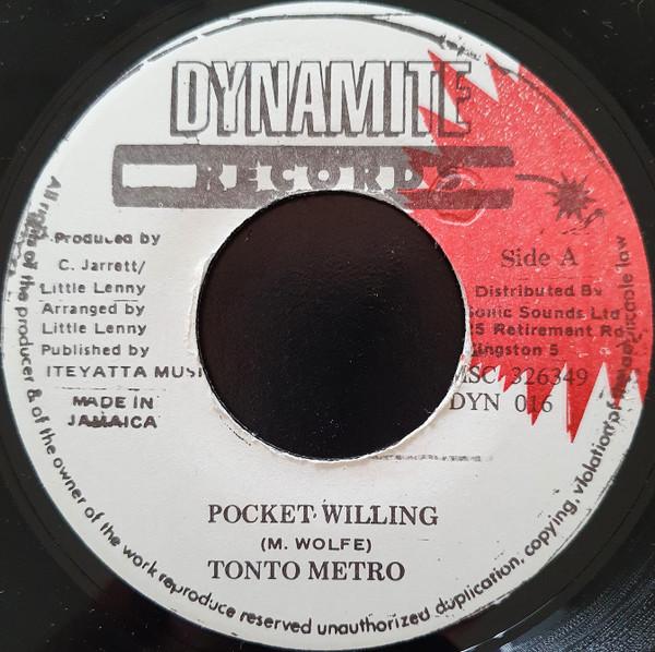 7inch Record TANTO METRO - Pocket Willing DYN016 Dynamite Record 1994 Jamaica Reggae, Ska & Dub Used