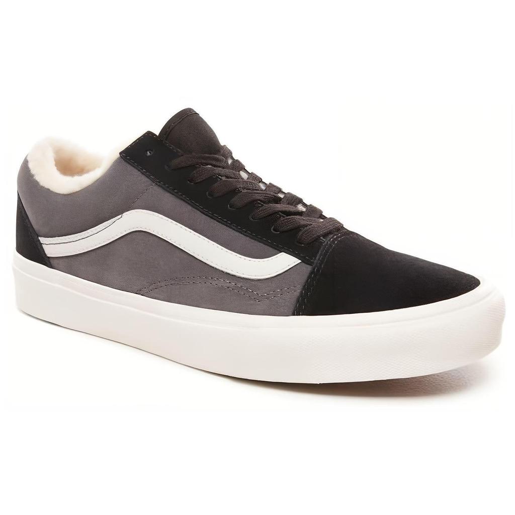 Vans Suede And Sherpa Old Skool 'Grey Black' VN0A38G1UPE