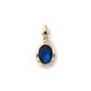 1 Piece Brass & Cubic Zirconia Birthstone Charms 14K Gold Plated Oval Pendant For DIY Necklace Earring Jewelry Making 18mm X 8mm