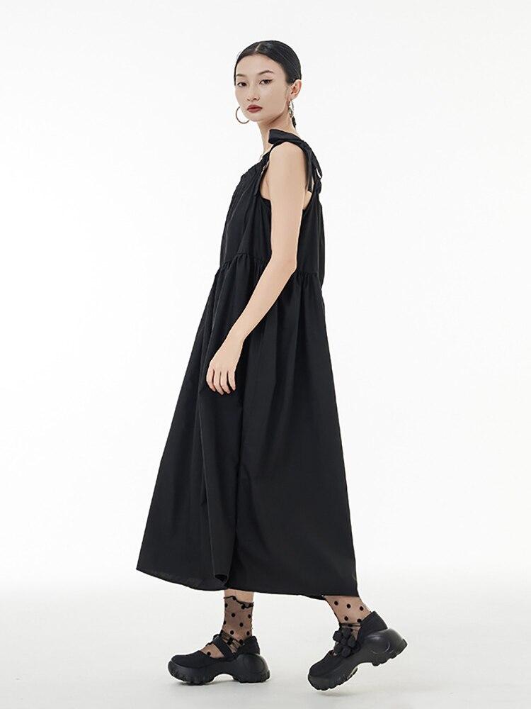 Xitao Bow Bandage Sling Dress WMD7284