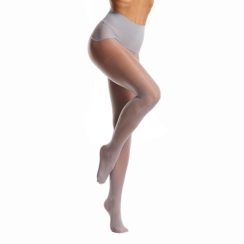 2 Paar Damen Feinstrumpfhosen Weiche Öl Glänzende Strümpfe Kontrollbund Strumpfhose Nahtloser Zwickel Strumpfhose Hohe Taille Glatte Strumpfhose