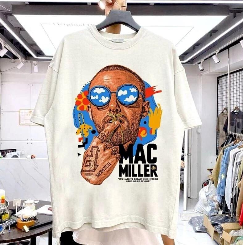 Mac Miller Rap Tour Short Sleeve Natural Color Shirt Men Women S-5XL Unisex T-Shirt S