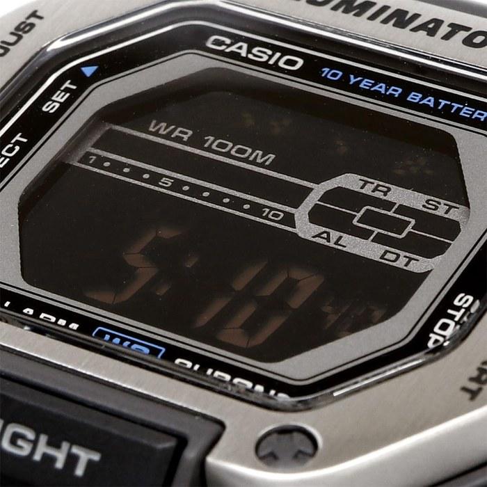 Casio Standard Digital Metal Face Men's Watch MWD-110H-8BV Dark Gray (Reverse LCD)