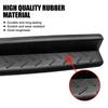 4pcs car door sill guard kit For 2007-2018 Jeep Wrangler JK car door sill stepping rubber protection accessories