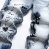 Herrtrendiga Europeiska & Amerikanska Hip-Hop Stil Smal Passform Broderade Jeans