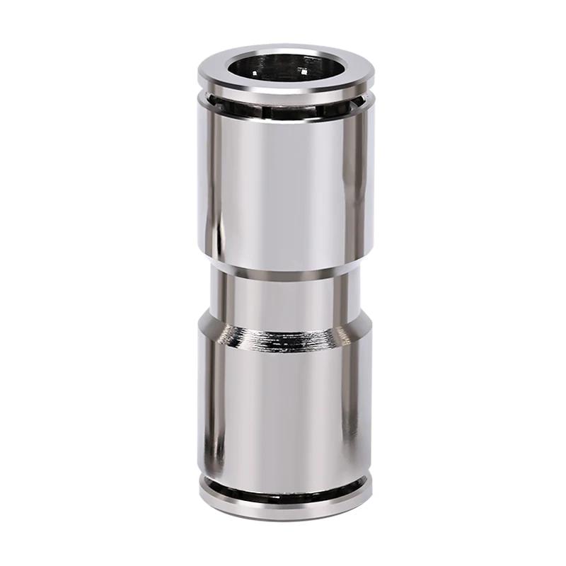 

4 6 8 10 12 14 16mm PU Elbow Corss Y Tee Nickel Plated Brass Push In Quick Connector Release Pneumatic Connectors Air Fitting 4mm