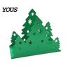 Kitchen Counter Napkin Rack Christmas Tree Holder, Stainless Steel Vertical Paper Towel Stand, Durable Holder Decorative Dispenser for Holiday