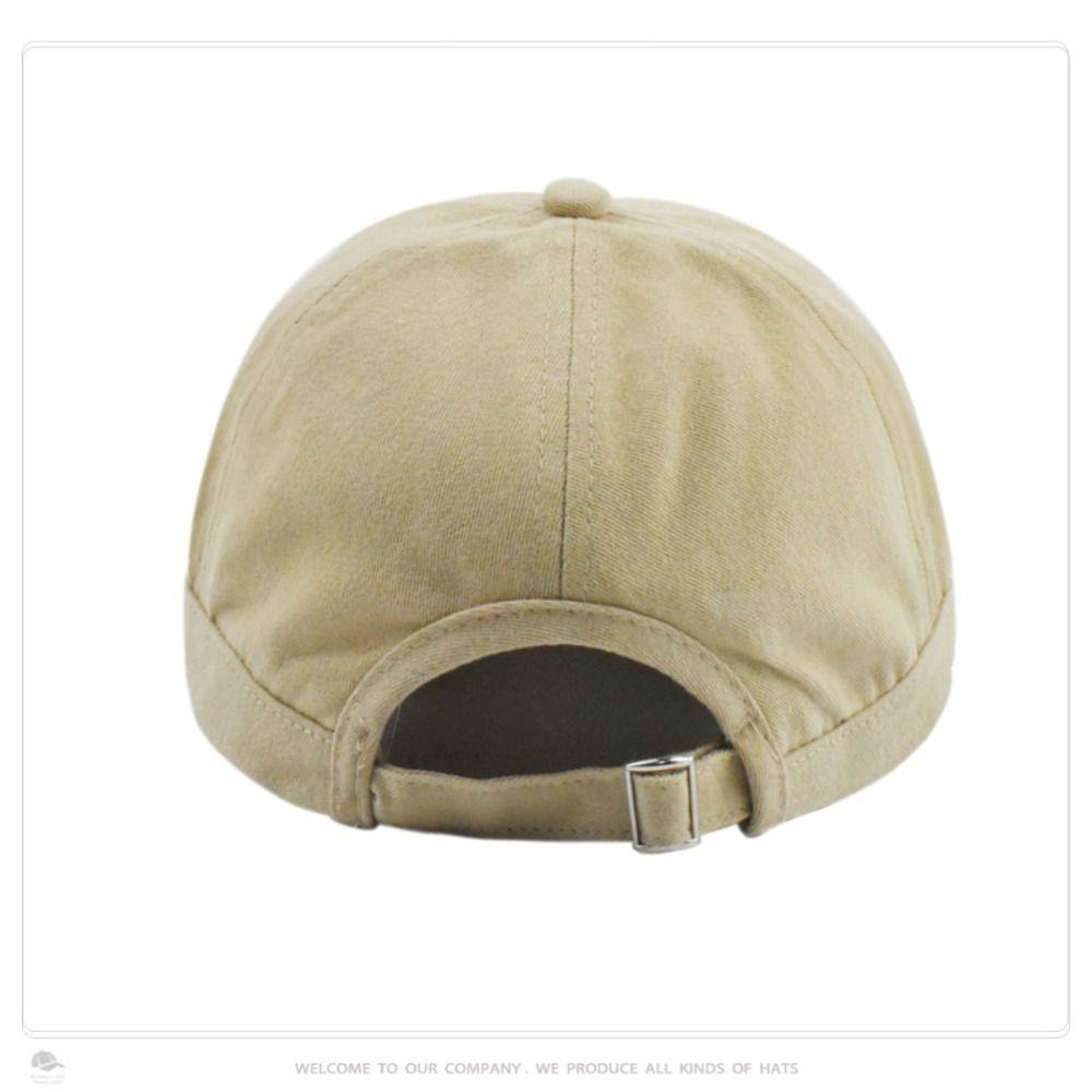 Solid Color Sun Hat Japanese Style Peaked Cap Fashion Short Brim Baseball Cap  Outdoor