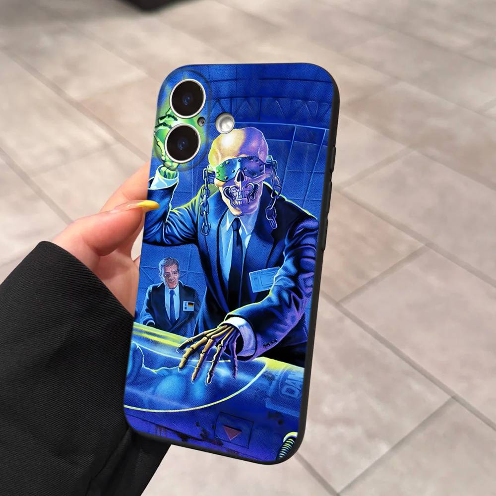 

M-Megadeth Logo Black Soft Phone Case For IPhone 16 15 14 13 11 12 17 Pro Max Mini Plus iPhone 13pro max